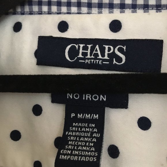 Chaps polka-dot blouse - dressy or casual - Picture 2 of 5